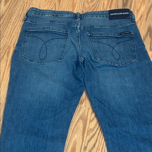 Men’s Calvin Klein Jeans Dark Blue Straight Leg 32 x 30 - Picture 3 of 9